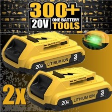 2PACK replacement Dewalt DCB203 20V Max Batteries 2.0Ah Lithium 20 Volt DCB203-2