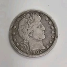 1903 Barber Quarter Silver 25C Coin Circulated Uncertified Collectible US Coin