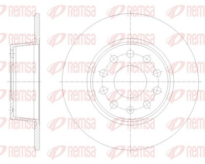 REMSA 62098.00 Brake Disc for Seat