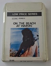 On The Beach At Waikiki Stereo 8 Track Cartridge 1970's Unopened