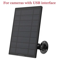 ieGeek USB Port Solar Panel for Outdoor Wireless Security Camera Home CCTV Cam