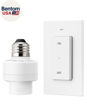 Remote Control Light Socket, Wireless Light Switch for Pull Chain Light Lamp Fix