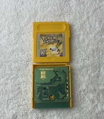 Pokemon Yellow Version (Nintendo Gameboy GBC, 1998) Authentic- DRY Battery