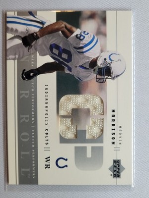 2002 Upper Deck Honor Roll #CP-MH Marvin Harrison Clutch Performers Jerseys