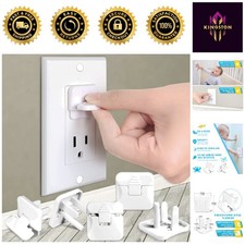 Polished White Outlet Covers 38-Pack - Essential Child Safety Plug Protectors
