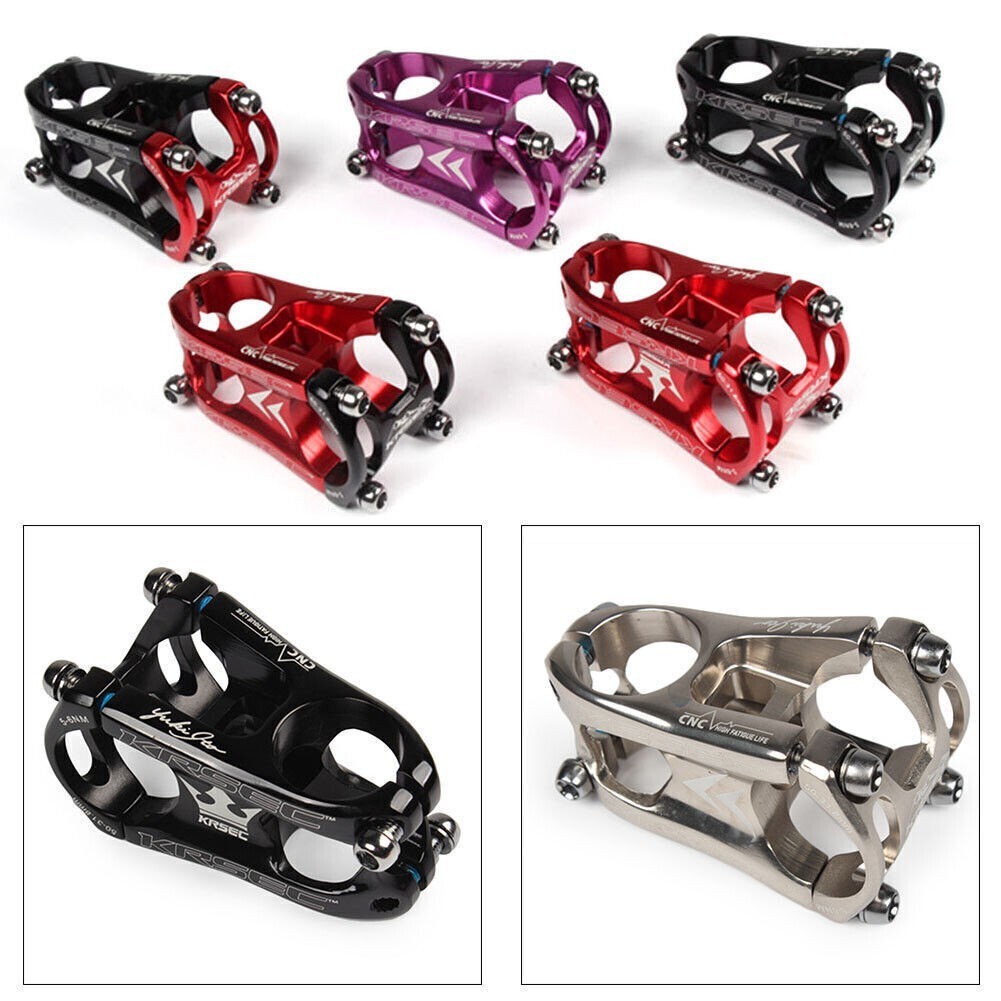 FOR KRSEC Stems 31.8*50mm 0°Mountain Bike MTB Sport XC DH Handlebar Short Stem