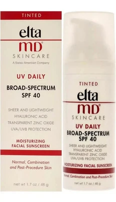 ELTAMD Elta Md UV Daily Broad Spectrum SPF 40 Tinted Face Sunscreen