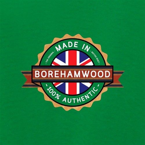 Made In Borehamwood - Kids Hoodie / Sweater - Town City Village Born Love Live - Picture 2 of 20