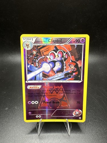 Team Magma's Claydol 11/34 Reverse Holo Double Crisis LP -j