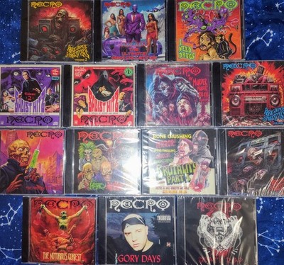 Necro 14 New Cd Lot Non Phixion Eminem Mobb Deep Cypress Hill Cappadonna Nas Rza