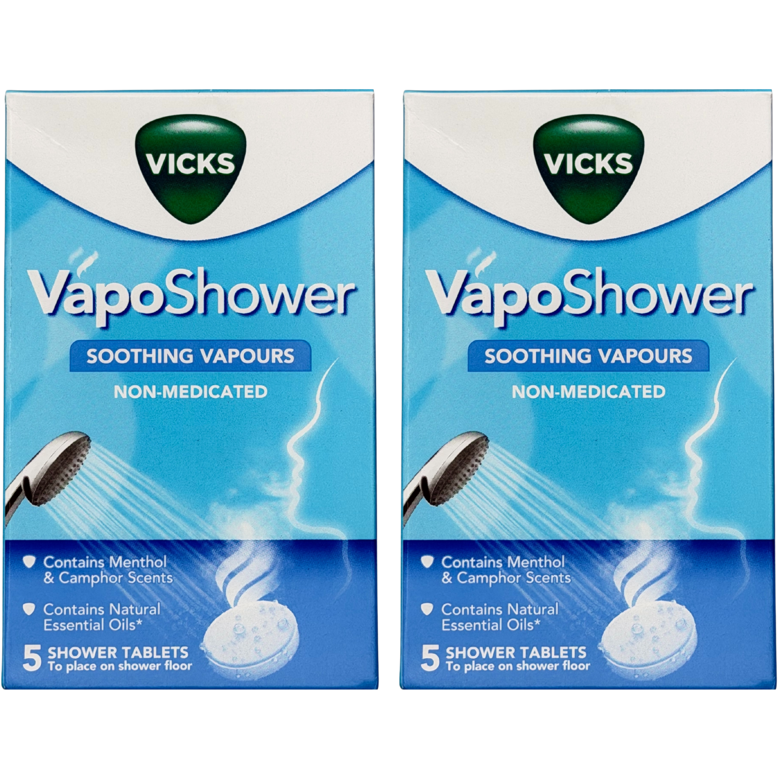 Vicks VapoShower Soothing Vapour 5 Tablets - 3 Pack - Image 3
