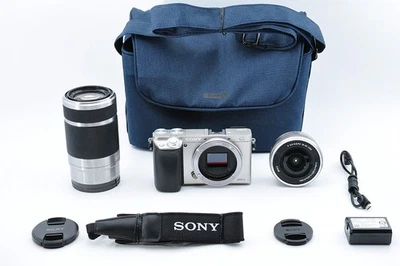 Cámara digital Sony Alpha ILCE a6000 lente de 16-50 mm y 55-210 mm | CASI COM... - Imagen 1 de 4
