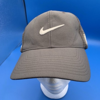 Nike Golf Vapor RZN FLEXFIT Adult M/L Mesh Back Baseball Hat Cap Gray