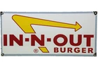 VINTAGE BURGER KING PORCELAIN SIGN FAST FOOD GAS STATION PEPSI DEW MCDONALDS