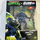 🔥🔥TMNT x G.I. Joe Snake Eyes Leo Action Figure Hasbro In Hand MIB🔥🔥