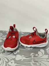 Nike Flex Runner 2 Infant Toddler Shoes Size US 6C Red And Black