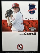 2008 TriStar PROjections Scott Carroll #277 Billings Mustangs