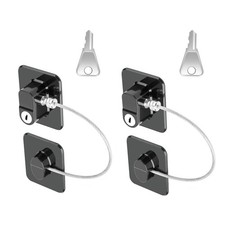 2 Pack Fridge Lock Freezer Lock with 2 Key for Child Safety, for Drawer Locks