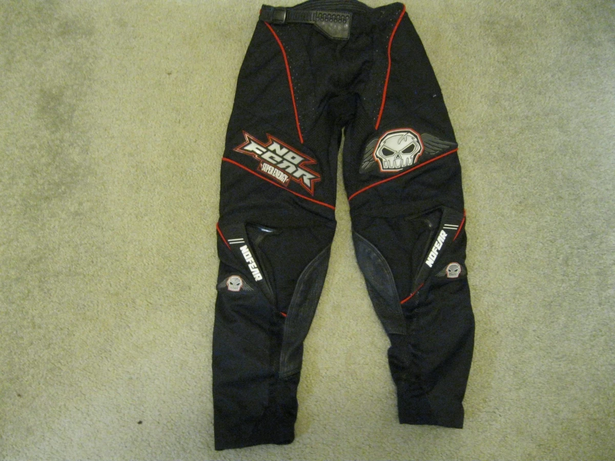 Maillot Vintage No Fear Motocross Manches Longues – Noir Taille L