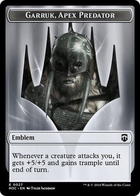 Garruk, Apex Predator/Saproling Token, Modern Horizons 3 Tokens, MTG, 1 pack