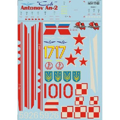 Antonov An-2 Decals 1:48 Print Scale 48-020