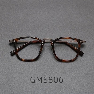 Premium Handmade Titanium Vintage Acetate Japanese Style Eyeglasses Frame