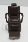 MARX WESTERN TOWN PLAYSET VINTAGE HARD PLASTIC 2-PIECE BARBER CHAIR ACCESSORY