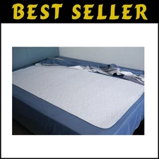 Soft Cotton & Waterproof Bed Pad - 36"x72" Incontinence Protector for Seniors