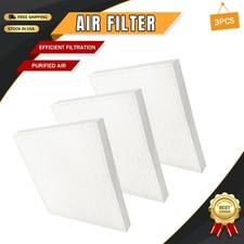3x Cabin Air Filter Set For Toyota Tacoma Dodge Dart Pontiac Vibe