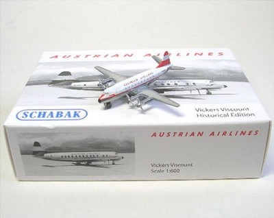 Vickers Viscount Austrian Airlines 1:600 Schabak in OVP