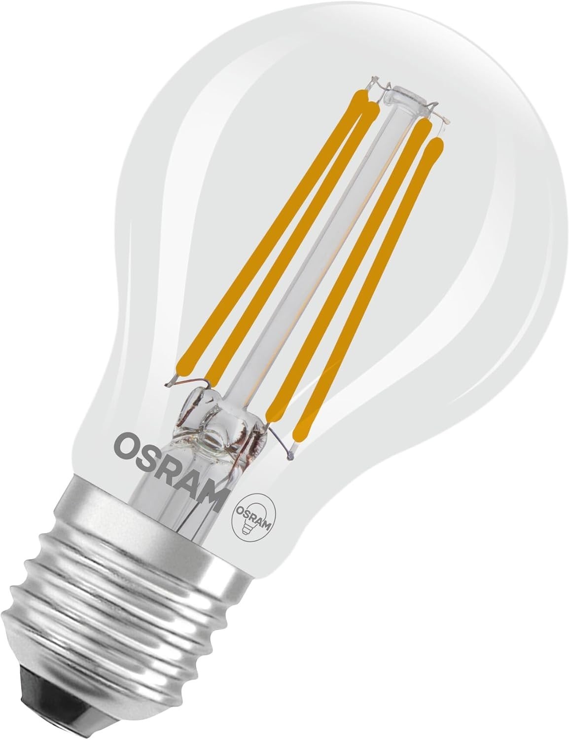 Ampoule LED Osram E27 Blanc Chaud Pack de 3 Pièces Remplacement 60W