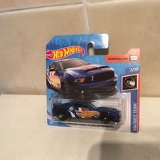 Hot Wheels HW Race Team #192/250  Blue '10 Ford Shelby GT500 Super Snake 2019