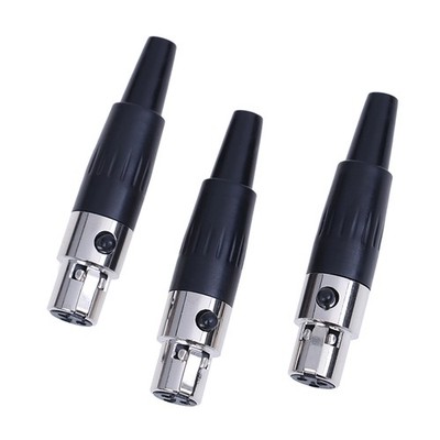 1Pc 3-Pin-Buchse Mini TA3F XLR Audio-Mikrofon-Anschluss MIC adapt HfP JSTSDESELN