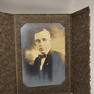 Antikes Portrait Frank Morris von Great Northern Railroad 4 x 6 Zoll West Virginia