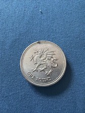 2000 Dragon Passant £1 Round Pound Coin Proof