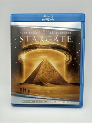 Stargate (Blu-ray 1994) Extended Cut - Kurt Russell, Roland Emmerich OOP Rare FS