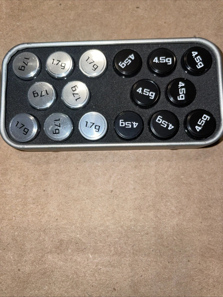 Logitech G5 Gaming Mouse Weights with Case lot of 16 - Image 3 of 4