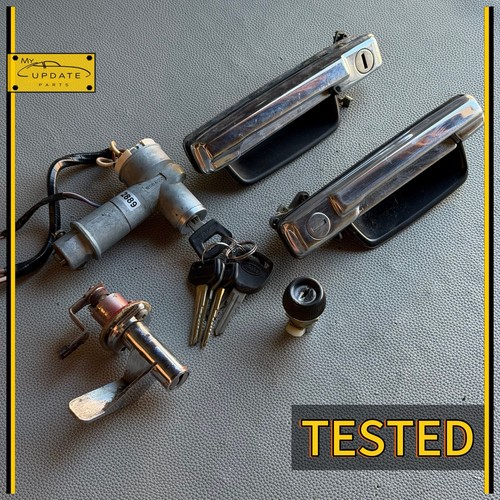 OEM Jaguar XJ6 XJ12 Series III Door Handles Ignition Trunk Lock Set w/ Keys