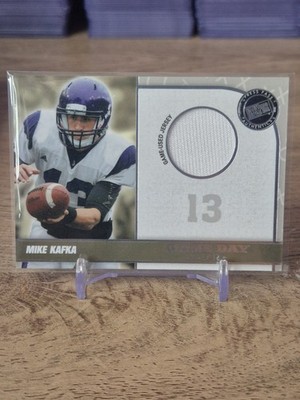 2010 Presseausweis Mike Kafka Northwestern Wildcats Spieltag Ausrüstung #GDG-MK
