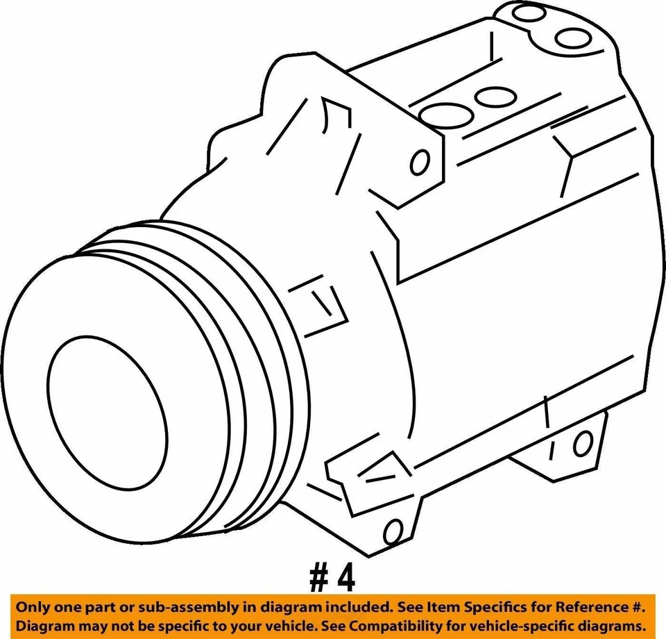 Subaru Outback Air Conditioning A/c Ac Compressor Oem VOKMA - Image 3 of 3