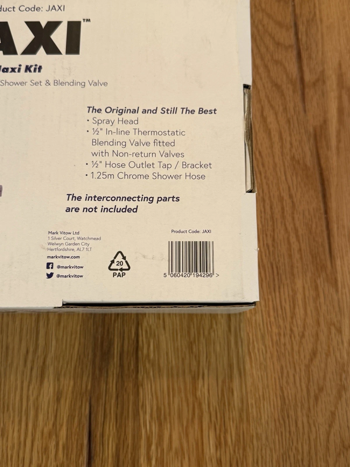 Jaxi Kit Round Hand Bidet Shower Set & Blending Valve 1/2” - Brand New Boxed 3