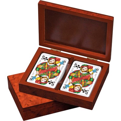 Philos 6651 - Rommé-Karten, in Kartenbox, Spielkarten 