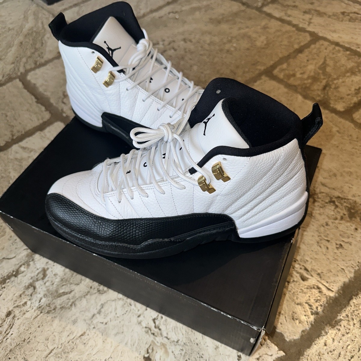 Air Jordan XII ホワイト/ブラック-タクシー 8.5 2021 Nike Jordan XII 12 Retro Royalty Taxi size 12. White