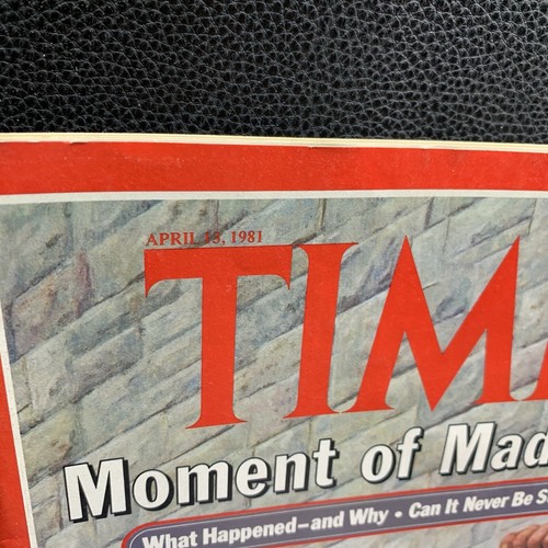 Time Magazine “Moment Of Madness” U.S. News “What Impact?” April 13th 1981 Regan - Picture 5 of 10