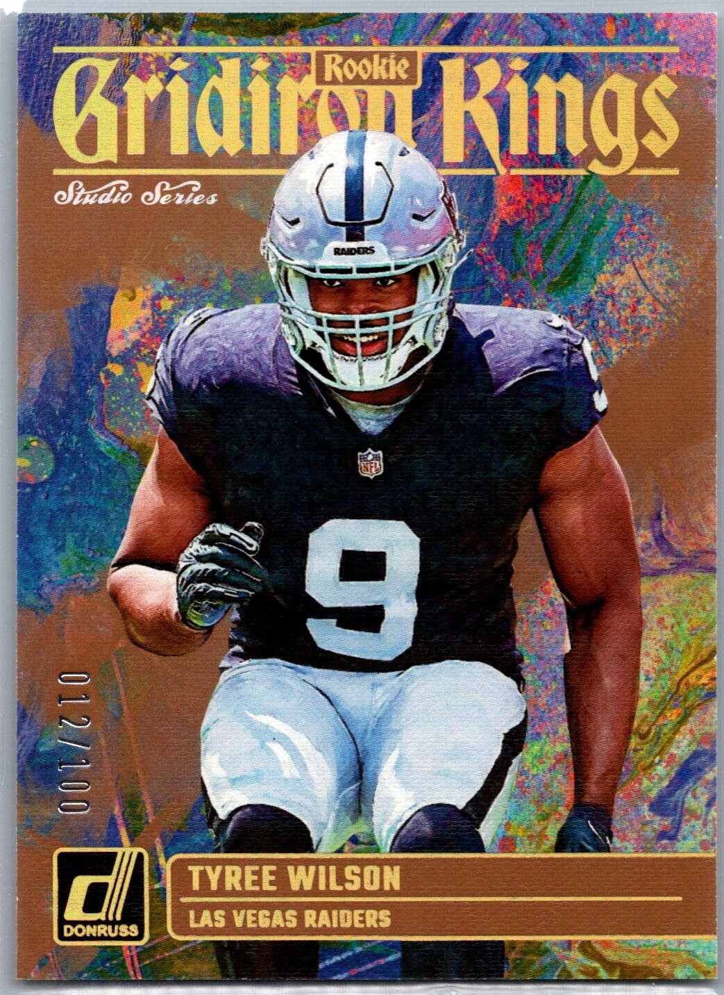 2023 Donruss - Studio Series Rookie Gridiron Kings #RGK-3 Tyree Wilson /100
