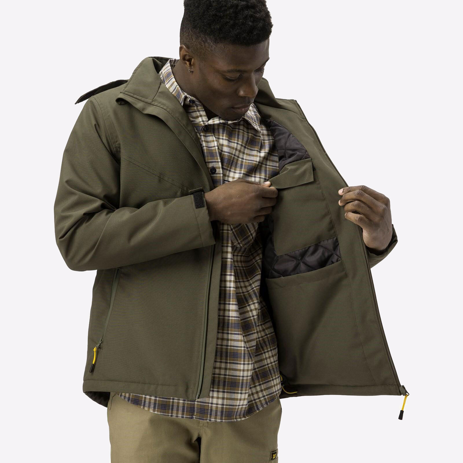 ALTRA Cappotto uomo Caterpillar leggero isolato giacca da lavoro outdoor verde