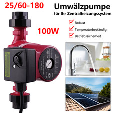 Hocheffizienzpumpe #25-60 180 Umw&auml;lzpumpe Heizungspumpe Verschraubungen
