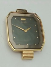 Vintage Seiko Alba V300-X011 Black Dial Quartz Watch
