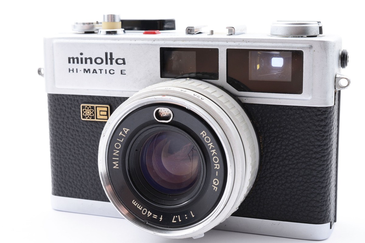 ミノルタ MINOLTA HI-MATIC E ブラック カメラ】ミノルタ Hi-Matic Eのブラックを手に入れました