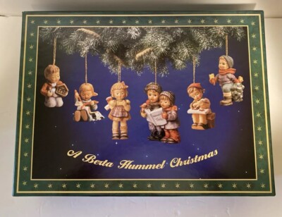 A Berta Hummel Christmas 36pc Set W Box Studio Hummel Goebel Xmas Ornament 1998